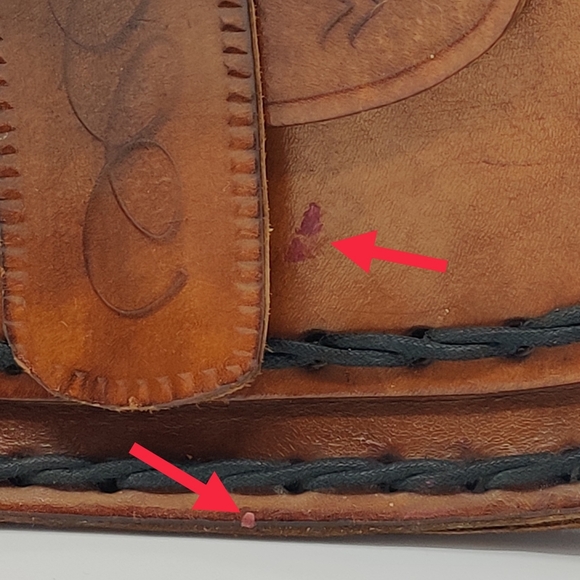 Vintage Hand Tooled Bag - Picture 7 of 9